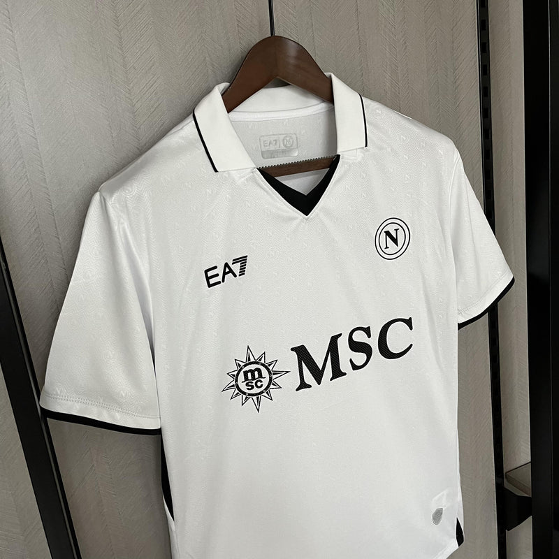Camisa Napoli 2024/25 II Away - Torcedor - Branca
