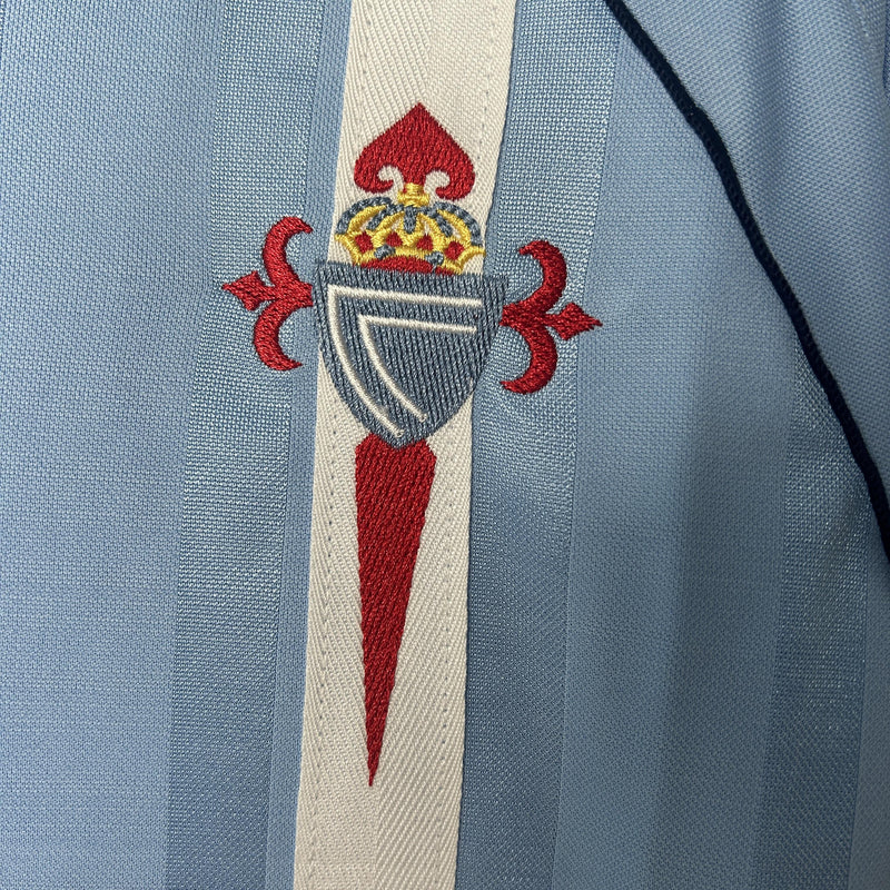 Camisa Retrô Celta de Vigo 2001/2002 I Home - Azul Bebê
