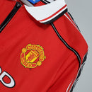Camisa Retrô Manchester United 1998/1999 I Home - Manga Longa Umbro