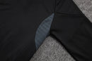 25/26 Conjunto Treino Juventus - Frio Zíper Curto - Preto