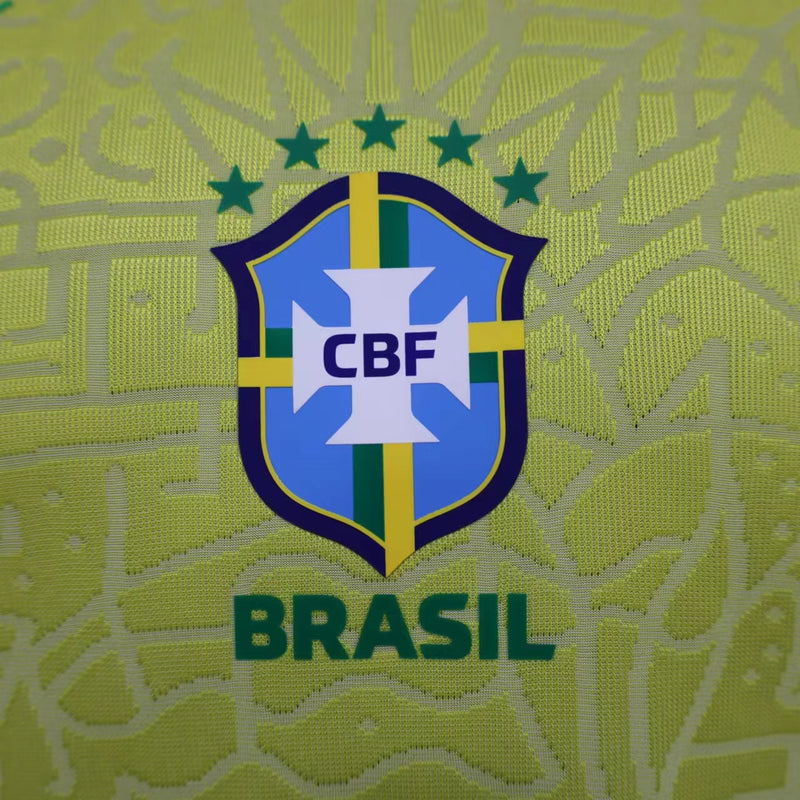 Camisa Brasil 2023 I Home - Jogador Nike - Amarela