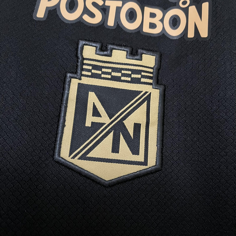Camisa Atlético Nacional 25/26 II Away - Torcedor - Todos Patrocínios - Preta
