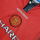 Camisa Retrô Manchester United 1996 I Home - Manga Longa Umbro