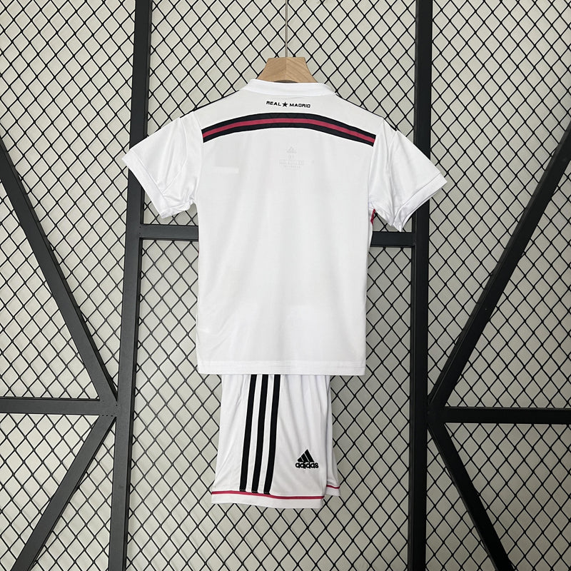 Conjunto Infantil Retrô - Real Madrid 2014/15 I Home