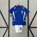 Conjunto Infantil Retrô - Brasil 2002 II Away
