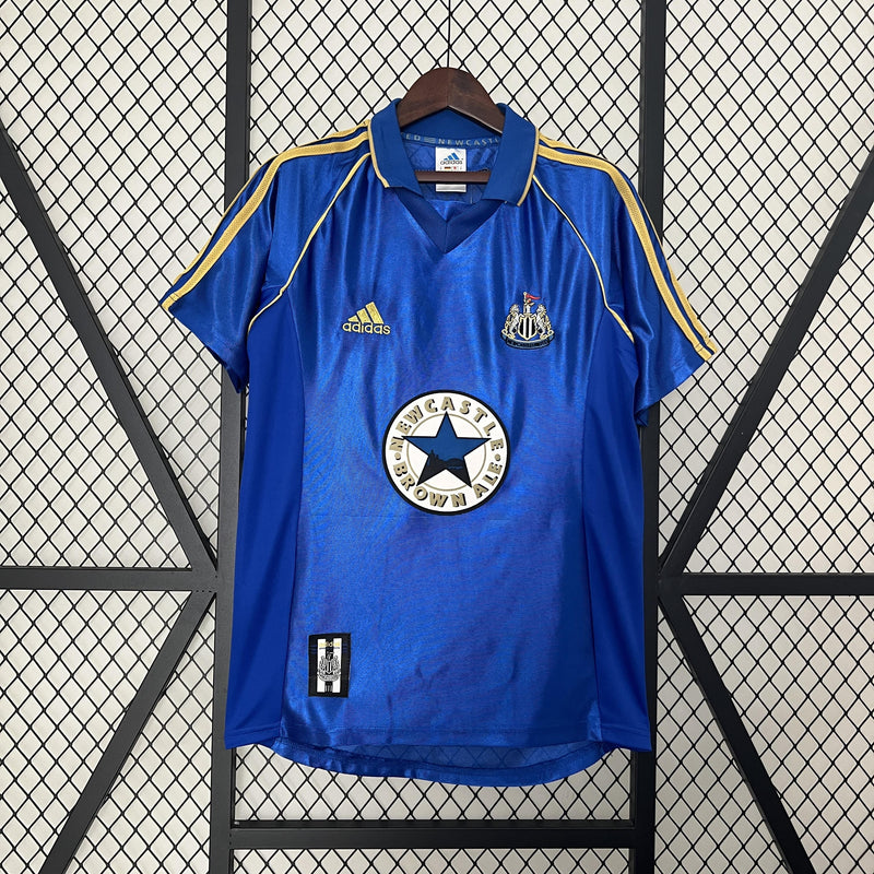 Camisa Retrô Newcastle 1998/1999 II Away - Azul - Adidas
