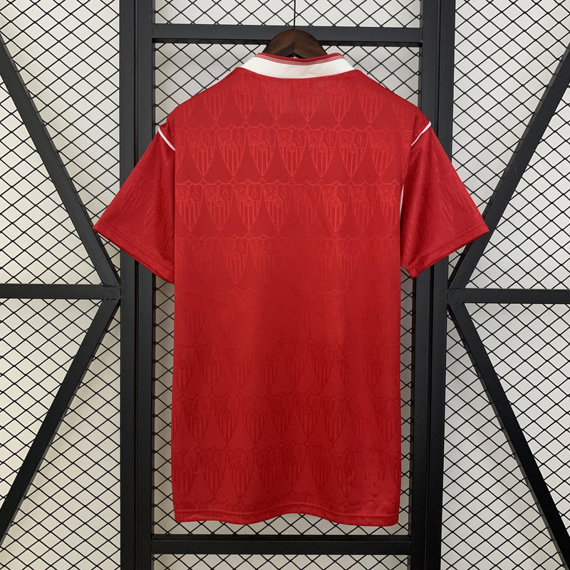 Camisa Retrô Sevilla 1991/1992 II Away - Vermelha