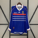 Camisa Retrô França 1998 I Home - Manga Longa - Adidas