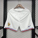 Short França 2024/2025 Euro II Away - Branco