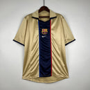 Camisa Retrô Barcelona 2002 II Away - Dourada - Nike