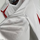 Camisa Retrô Inglaterra 2006 I Home - Manga Longa Umbro