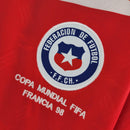 Camisa Retrô Chile 1998 I Home - Manga Longa Reebok