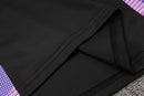 24/25 Conjunto Treino Alemanha - Frio Zíper Curto - Preto com Roxo