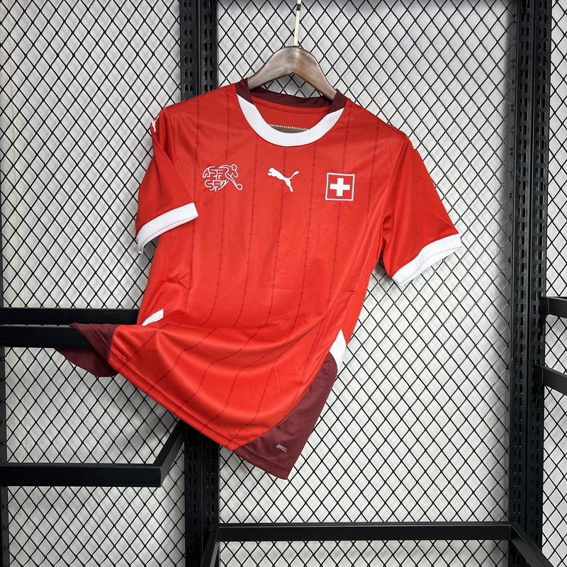Camisa Suíça 2024/25 I Home - Torcedor