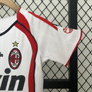 Conjunto Infantil Retrô - Milan 2006/07 II Away Champions League