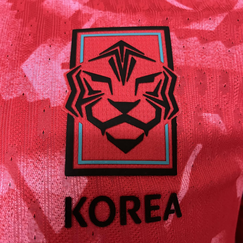 Camisa Coreia do Sul 2024/25 I Home - Jogador - Rosa