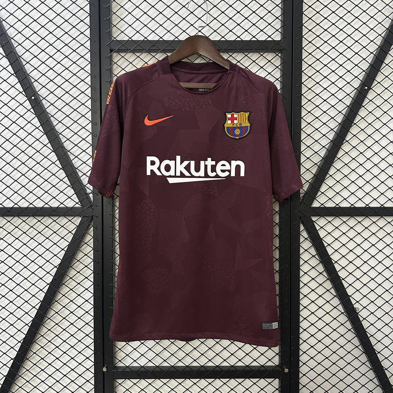 Camisa Retrô Barcelona 2017/2018 III Third - Marrom