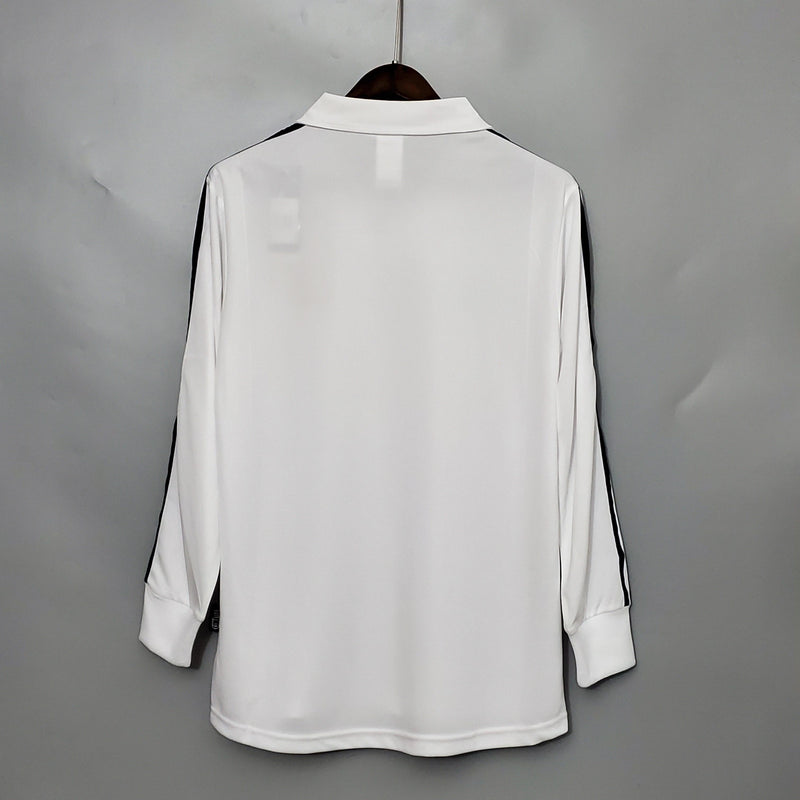 Camisa Retrô Real Madrid 2002 I Home - Manga Longa Adidas