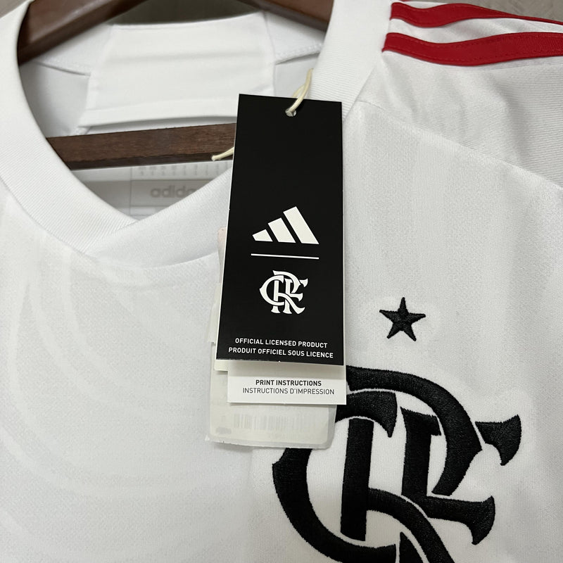 Camisa Flamengo 2024/25 II Away - Torcedor - Branca