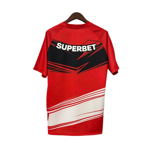 Camisa São Paulo 25/26 Treino - Vermelho - Versão Torcedor