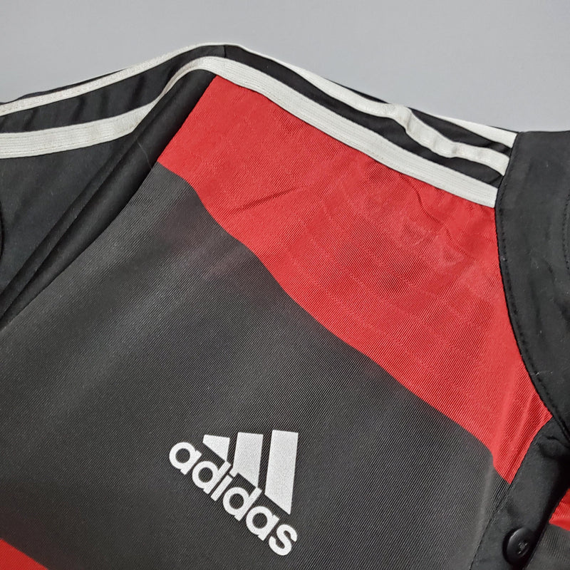 Camisa Retrô Alemanha 2014 II Away - Preta e Vermelha - Adidas