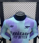 Camisa Arsenal 2024/2025 III Third - Azul Roxo - Manga Longa Jogador