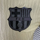 Camisa Barcelona 2025/2026 II Away - Bege - Mamba Manga Longa Jogador