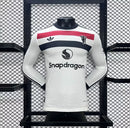 Camisa Manchester United 2024/2025 III Third Manga Longa Jogador Branca