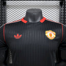 Camisa Manchester United Icons Preta 2025/2026 - Jogador Adidas