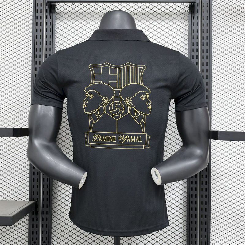 Camisa Barcelona Lamine Yamal Edição Especial - Preta - Jogador