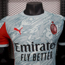 Camisa Milan 2025/2026 Goleiro Azul - Jogador