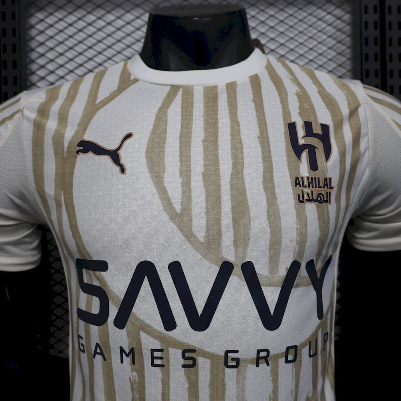 Camisa Al Hilal 2025/2026 II Away - Branca - Jogador