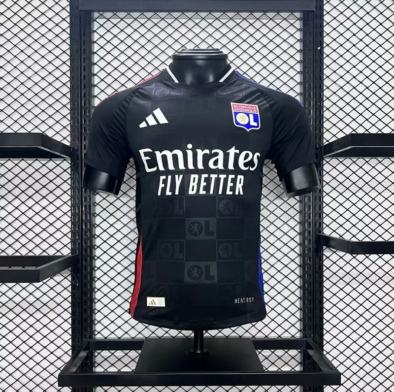 Camisa Lyon 2024/2025 II Away Preta - Jogador