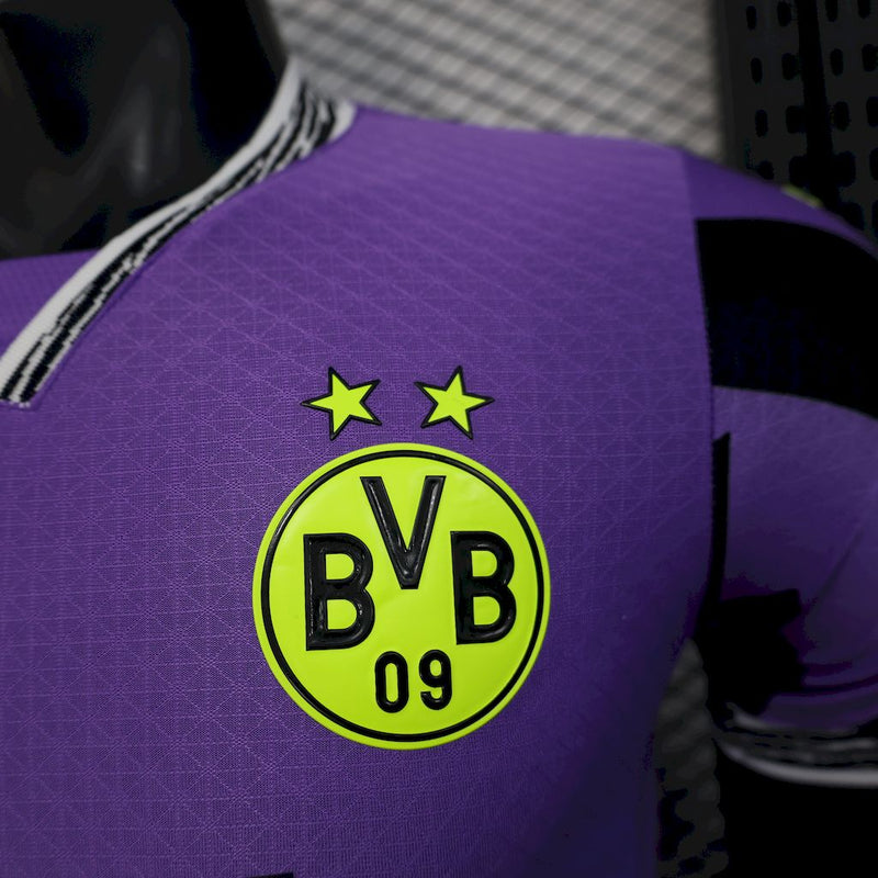 Camisa Borussia Dortmund Goleiro Roxa 2024/2025 - Jogador