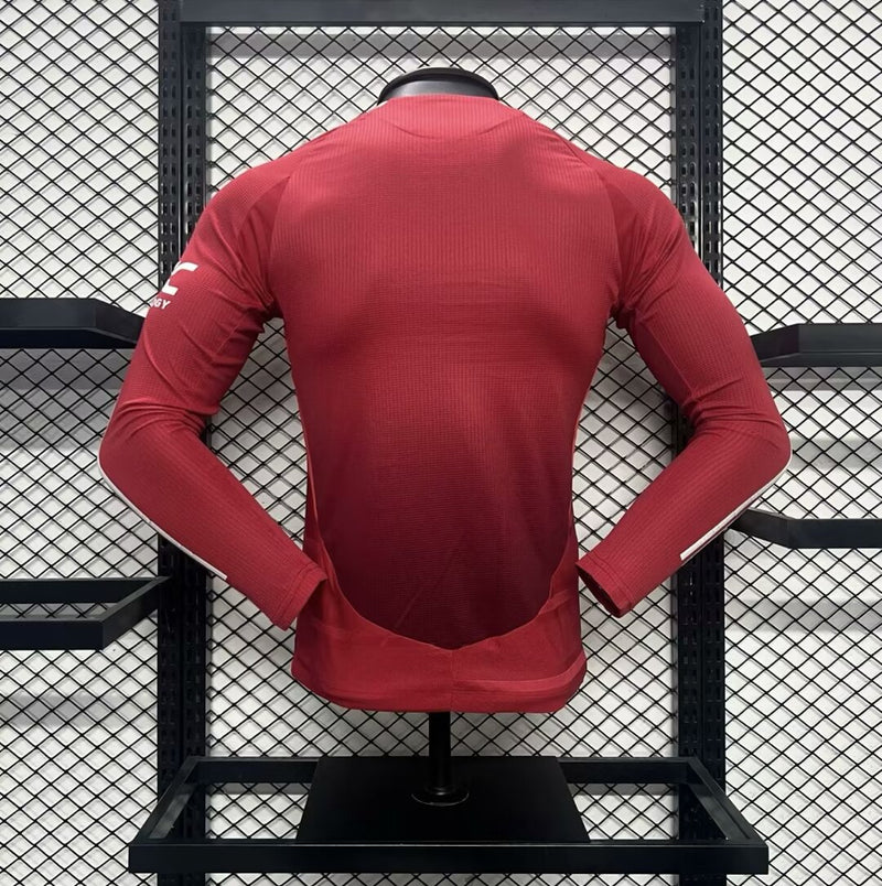 Camisa Manchester United 2024/25 I Home - Jogador Manga Longa