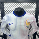 Camisa França 2024/25 II Away - Jogador Manga Longa Branca