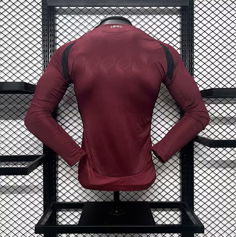 Camisa Bélgica 2024/25 Euro I Home - Jogador Manga Longa