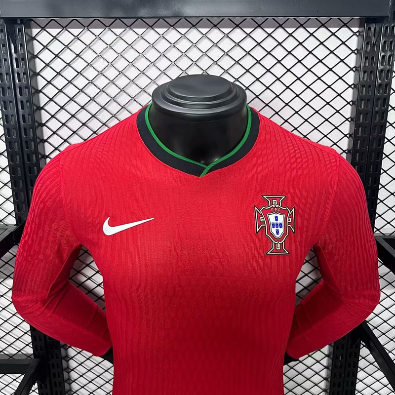 Camisa Portugal 2024/25 I Home - Jogador Manga Longa
