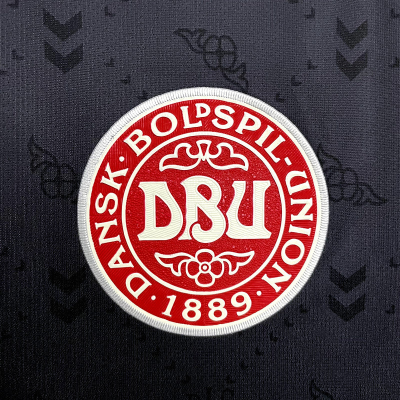 Camisa Dinamarca 2022/23 Goleiro - Torcedor - Preta