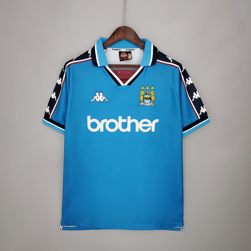 Camisa Retrô Manchester City 1997/1999 I Home - Kappa
