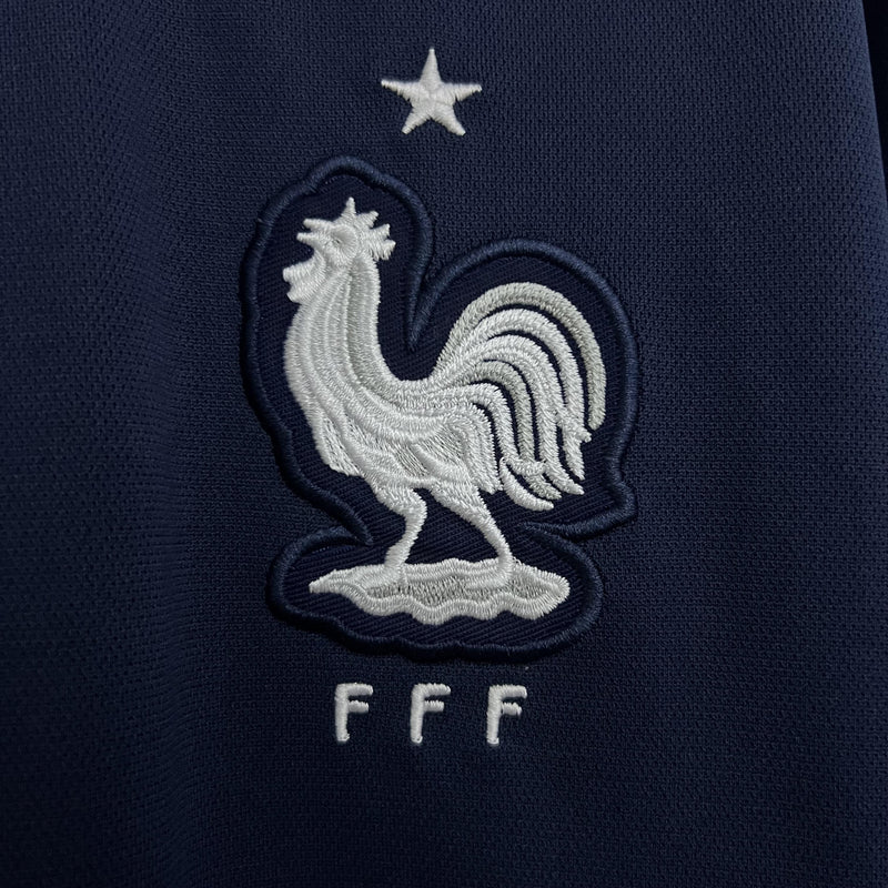 Camisa Retrô França 2014 Copa do Mundo I Home - Manga Longa