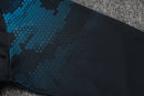 24/25 Conjunto Treino Napoli - Zíper Curto - Preto