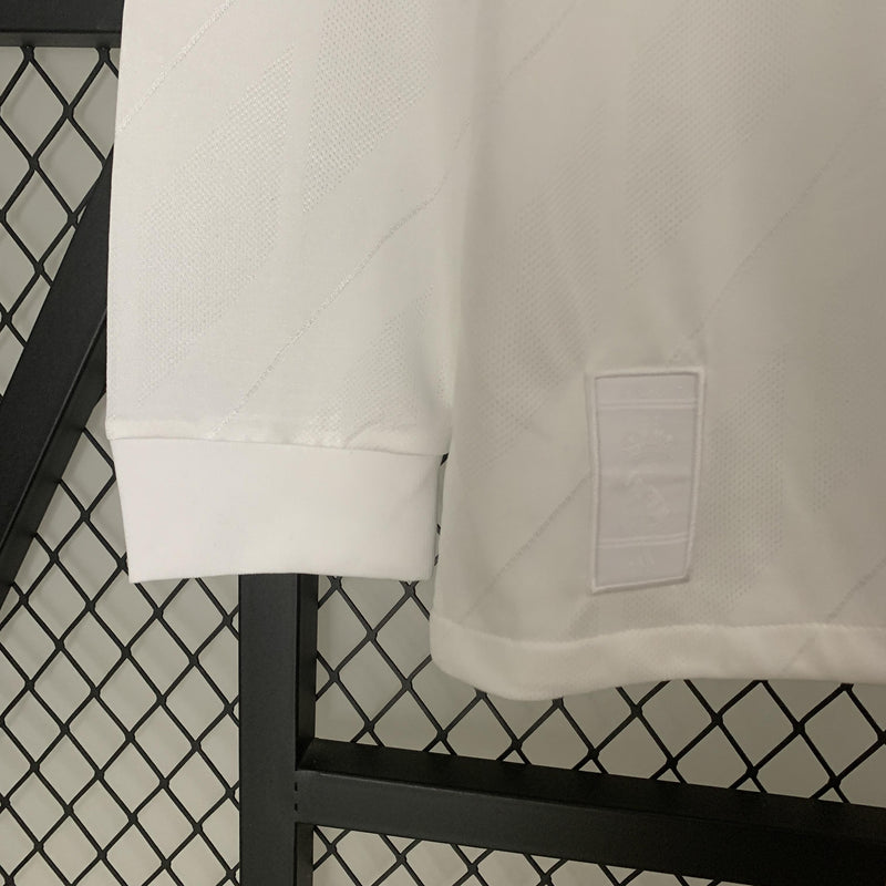 Camisa Retrô Real Madrid 2017/2018 I Home - Manga Longa Adidas