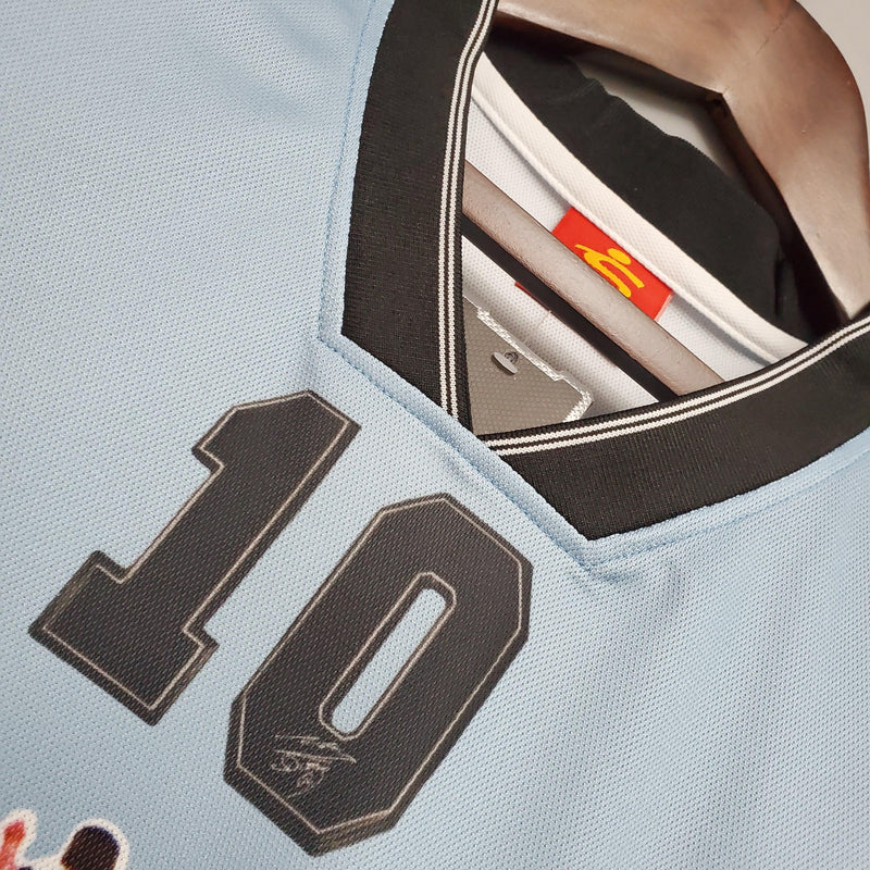 Camisa Retrô Maradona Argentina 2001 Comemorativa