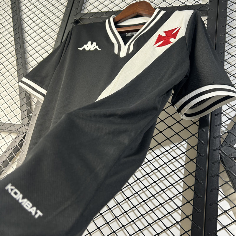 Camisa Vasco 25/26 II Fora - Torcedor - Preta e Branca