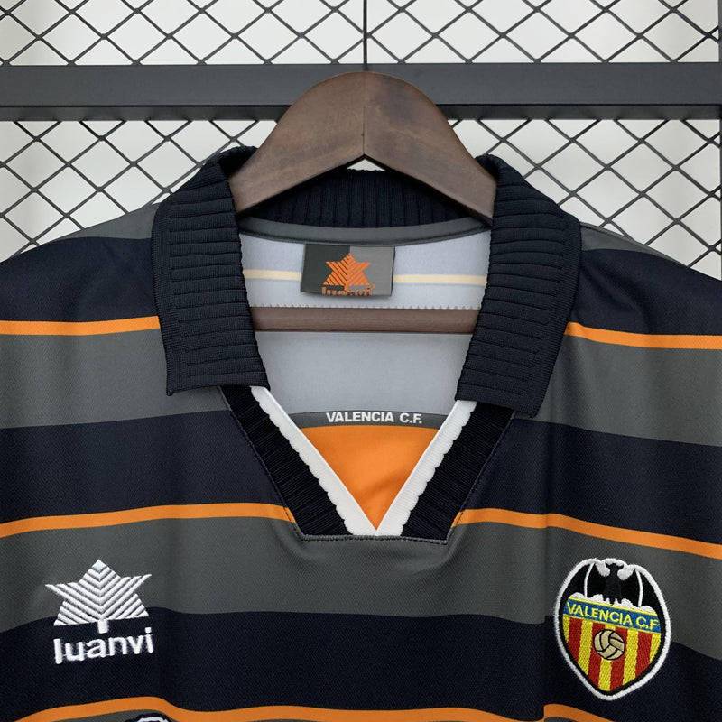 Camisa Retrô Valencia 1999/2000 II Away - Preta - Luanvi