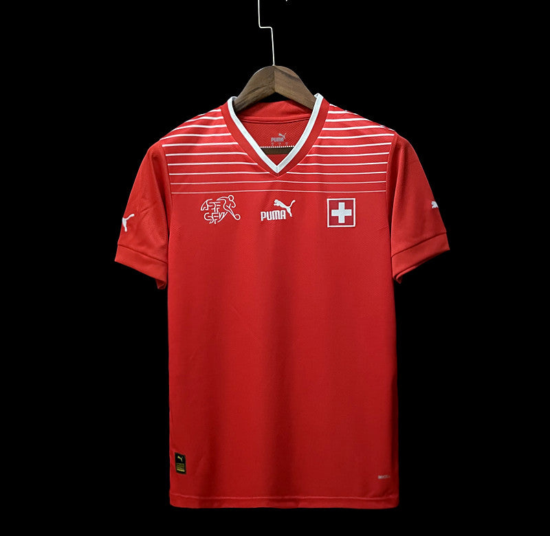 Camisa Suíça 2022 I Home - Torcedor