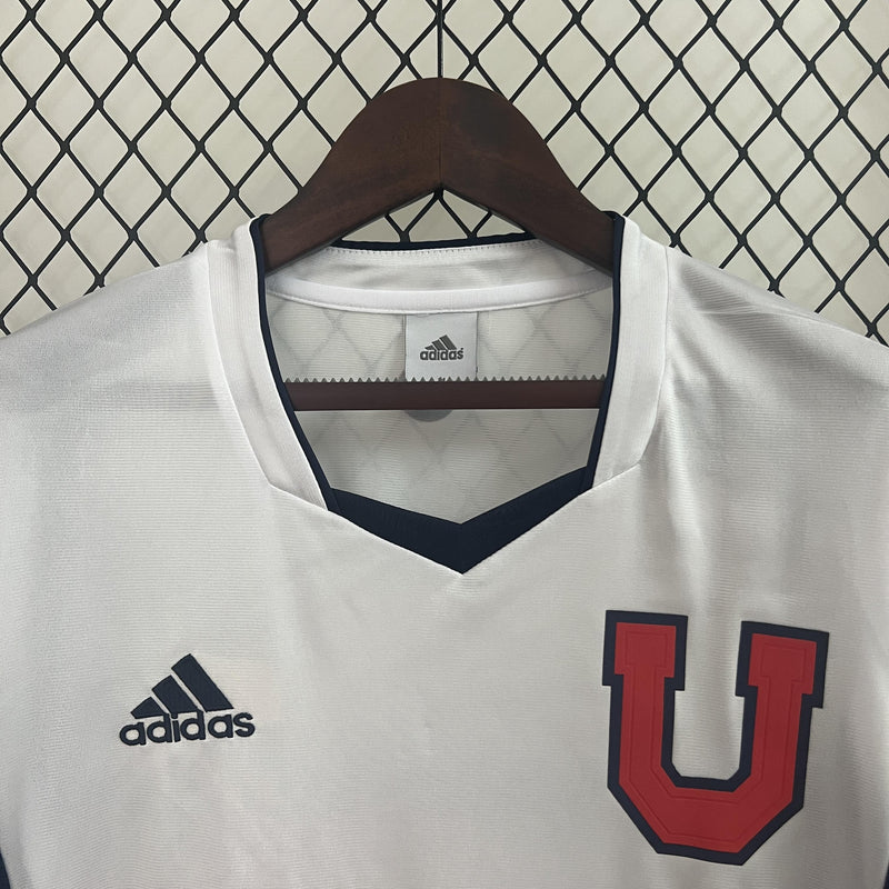 Camisa Retrô Universidade do Chile 2003 II Away - Branca - Adidas