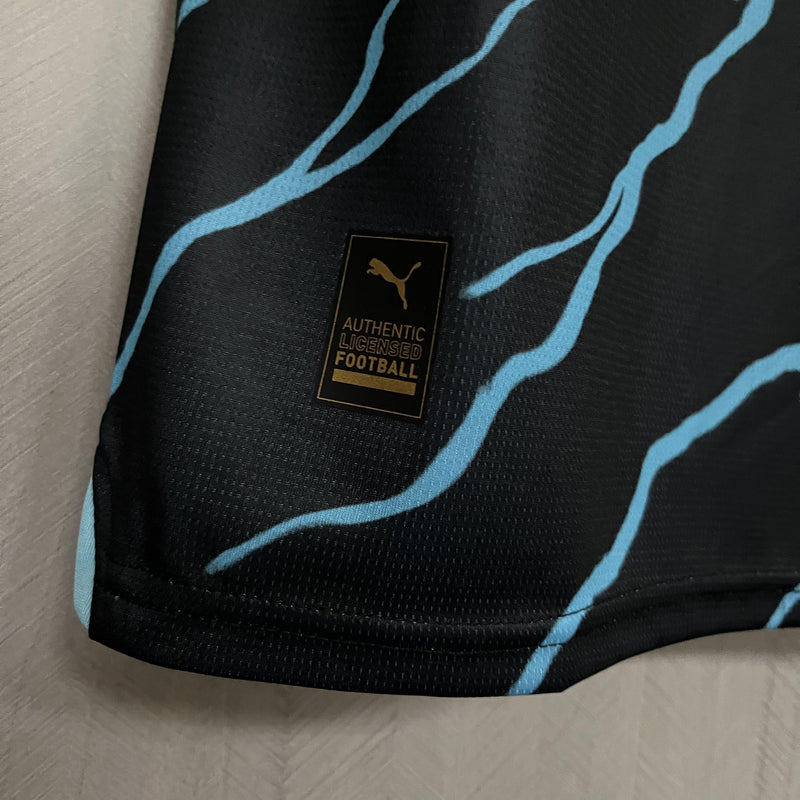 Camisa Manchester City 2023/24 II Away - Torcedor - Preta
