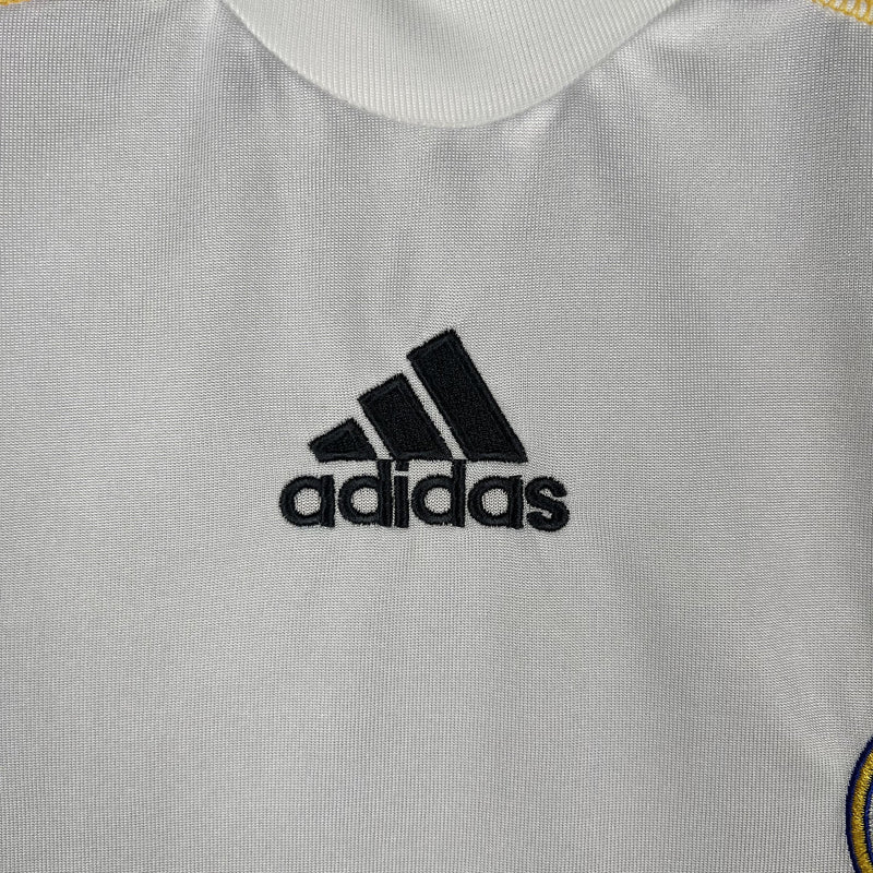 Camisa Retrô Real Madrid 2009/2010 I Home - Manga Longa Adidas